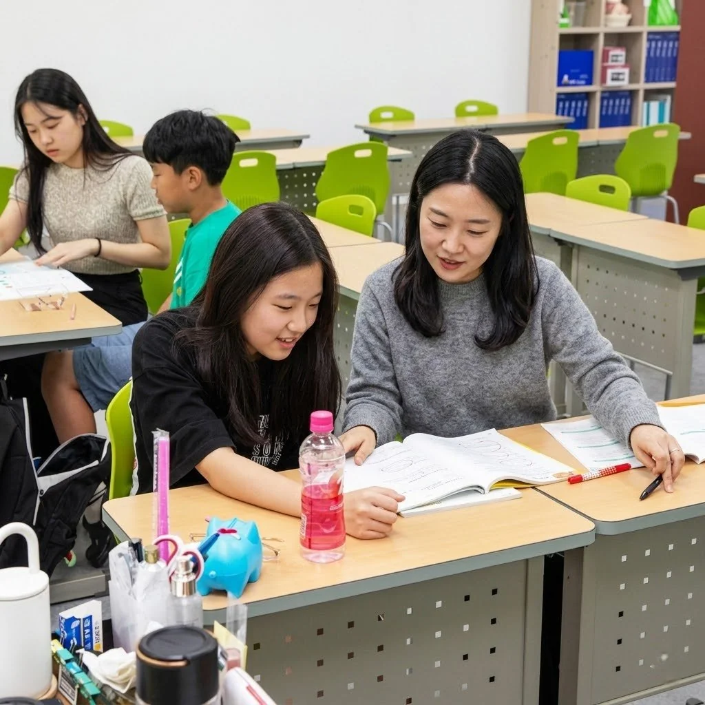 수완 수학학원 내부 사진
